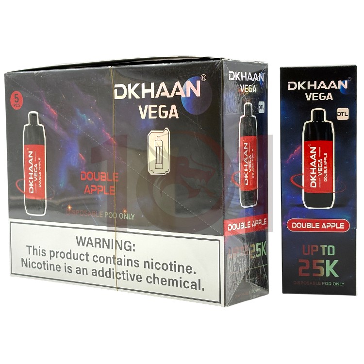 DKHAAN VEGA 25000 DTL POD 3% - DOUBLE APPLE