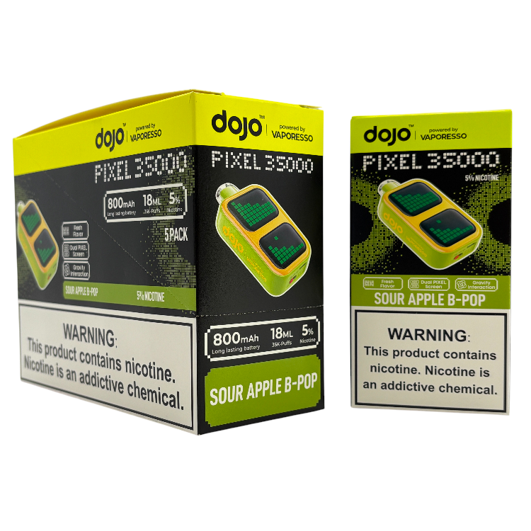 DOJO PIXEL 35000 5% - SOUR APPLE B-POP