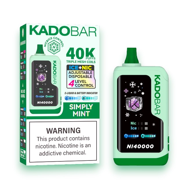 KADO BAR ICE+NIC NI40000 5% - SIMPLY MINT