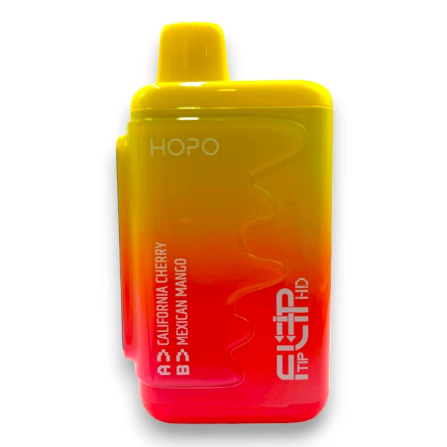 HOPO FLIP TIP 16000 DUAL FLAVORS 5% - CALIFORNIA CHERRY/MEXICAN MANGO