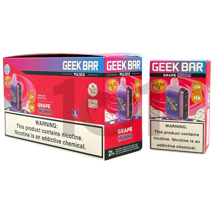 GEEK BAR PULSE 2 25000 5% - GRAPE HUBBA