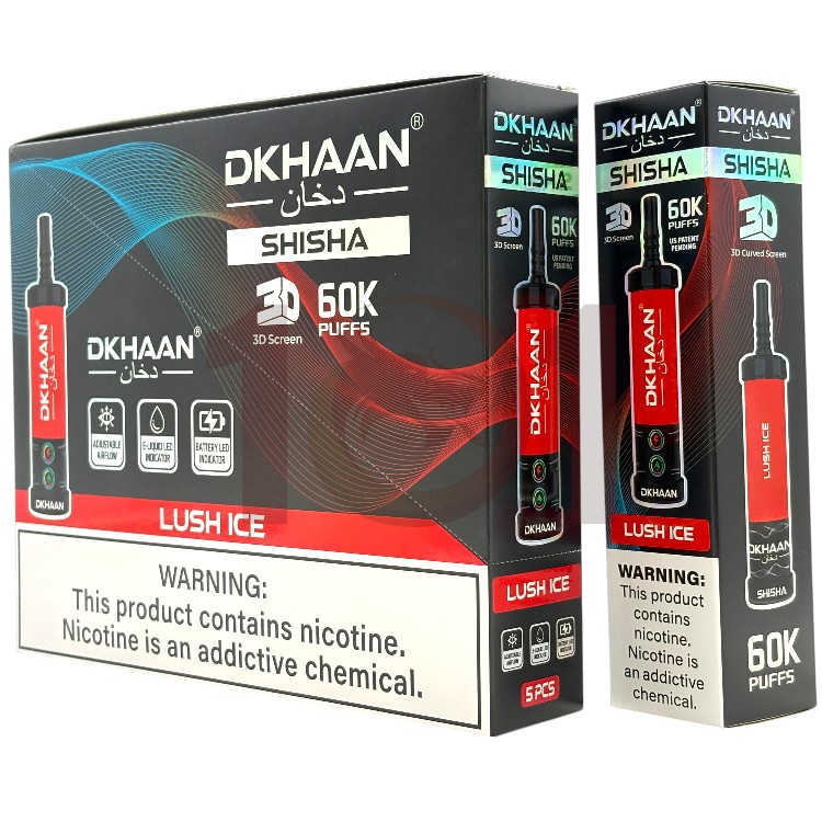 DKHAAN SHISHA 60000 0.5% - LUSH ICE