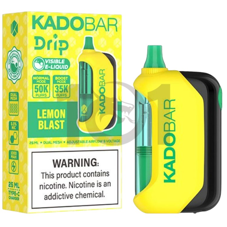 KADO BAR DRIP 50000 5% - LEMON BLAST