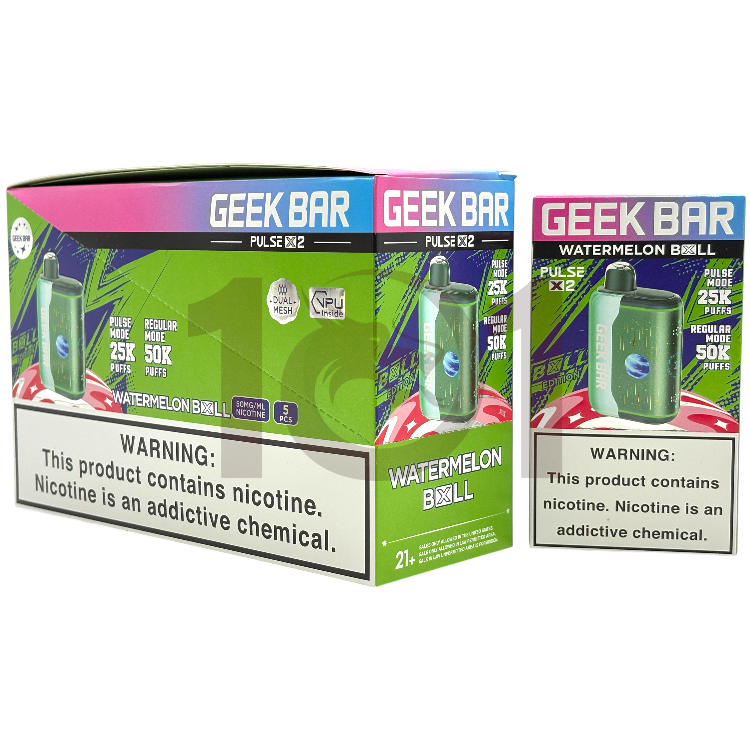 GEEK BAR PULSE X2 50000 5% - WATERMELON BXLL