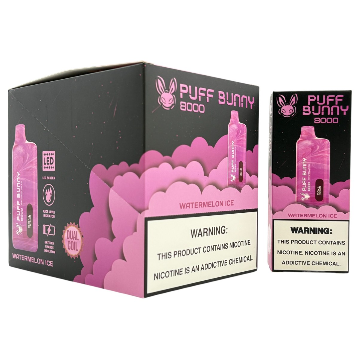 BUNNY 8000 5% - WATERMELON ICE