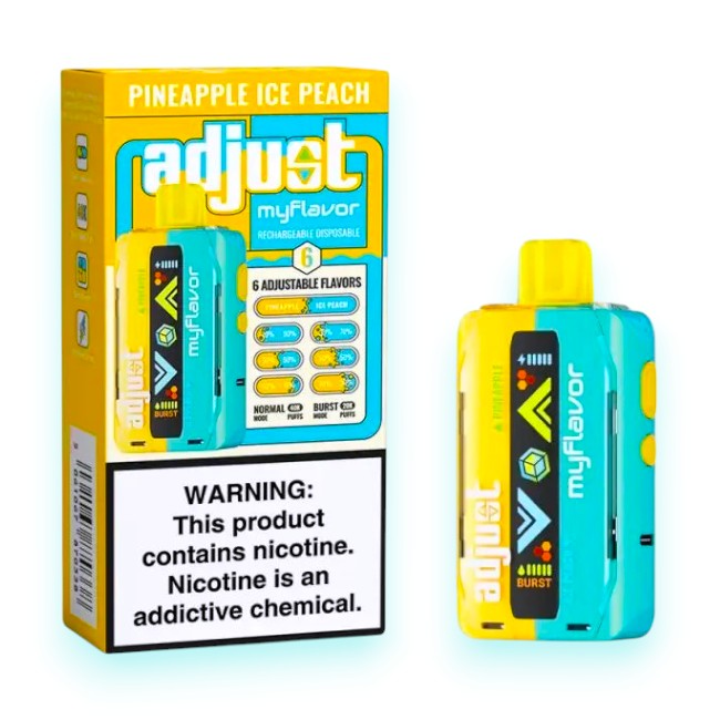 ADJUST MY FLAVOR 40000 5% - PINEAPPLE ICE PEACH