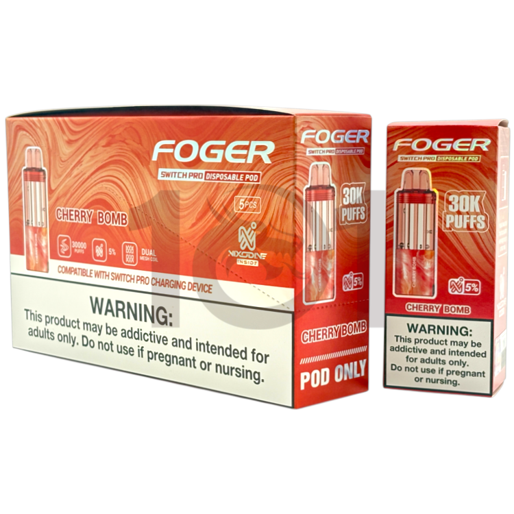 FOGER NIXODINE SWITCH PRO 30000 POD 5% - CHERRY BOMB