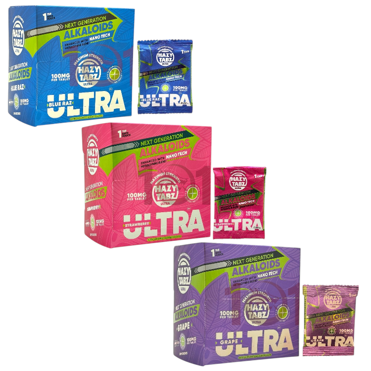 HAZY TABZ ULTRA MITRAGYNINE KRATOM EXTRACT TABLET 100MG 1CT PK