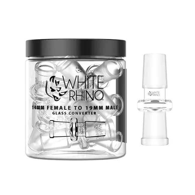 WHITE RHINO - 14MM FEMALE TO MALE