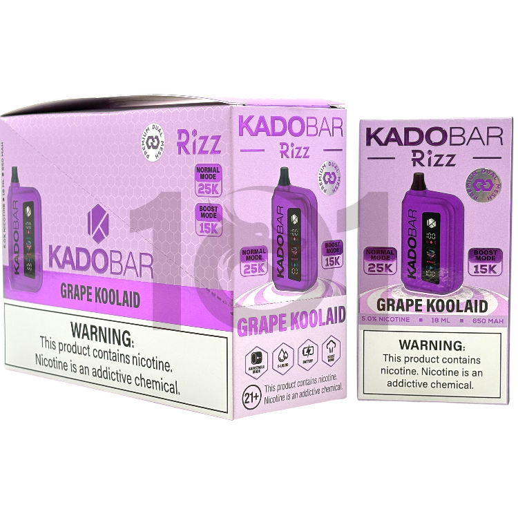 KADO BAR RIZZ 25000 5% - GRAPE KOOLAID