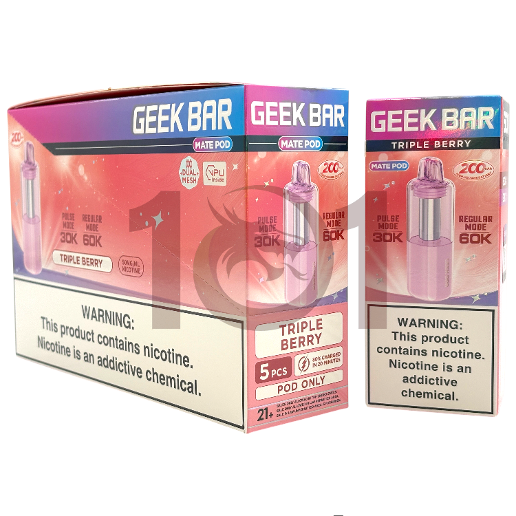 GEEK BAR MATE KIT 60000 POD 5% - TRIPLE BERRY