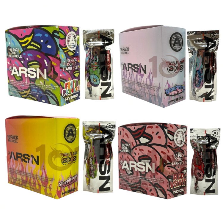 ARSN DONUT HASH HOLE THCP 2GM 2CT PK