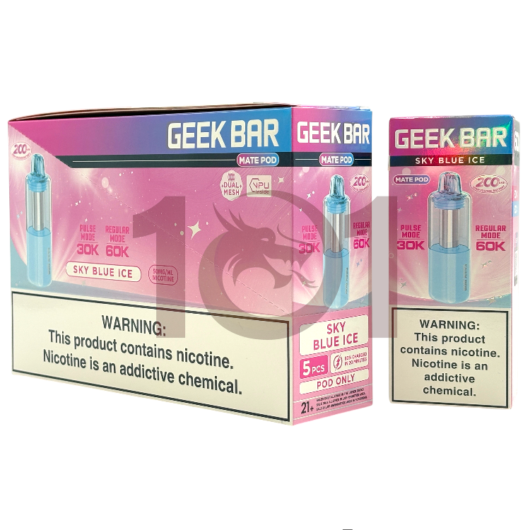 GEEK BAR MATE KIT 60000 POD 5% - SKY BLUE ICE