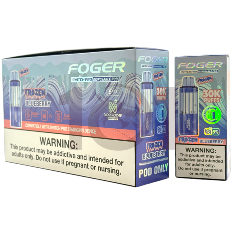 FOGER NIXODINE SWITCH PRO 30000 POD 5% - FROZEN BLUEBERRY