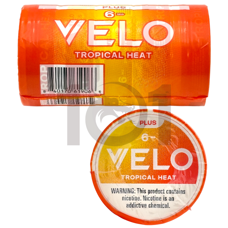 VELO PLUS NICOTINE POUCHES 20CT PK 6MG - TROPICAL HEAT