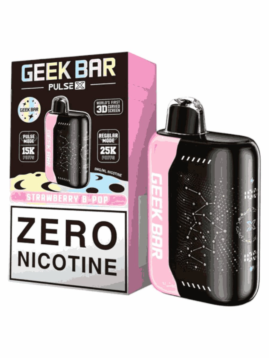 GEEK BAR PULSE X 25000 0% - STRAWBERRY B POP