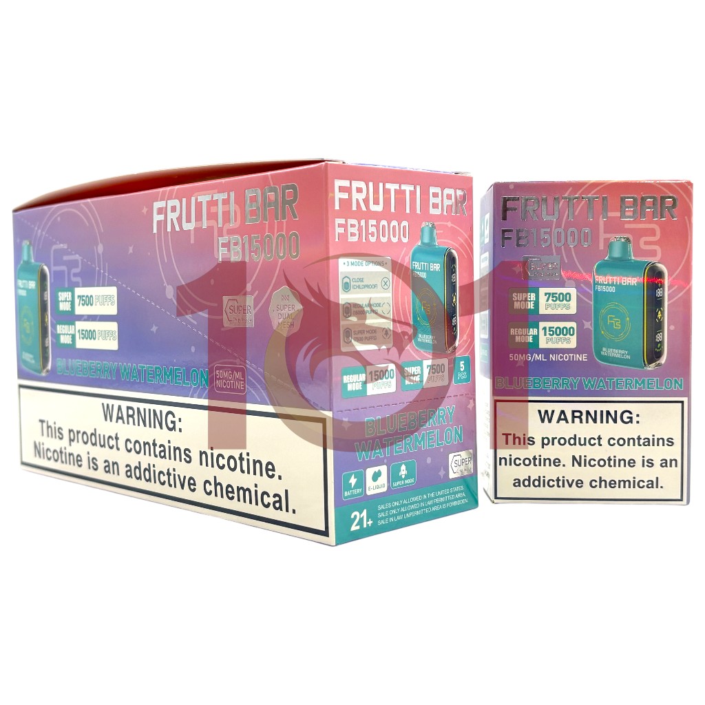 FRUTTI BAR FB15000 5% - BLUEBERRY WATERMELON