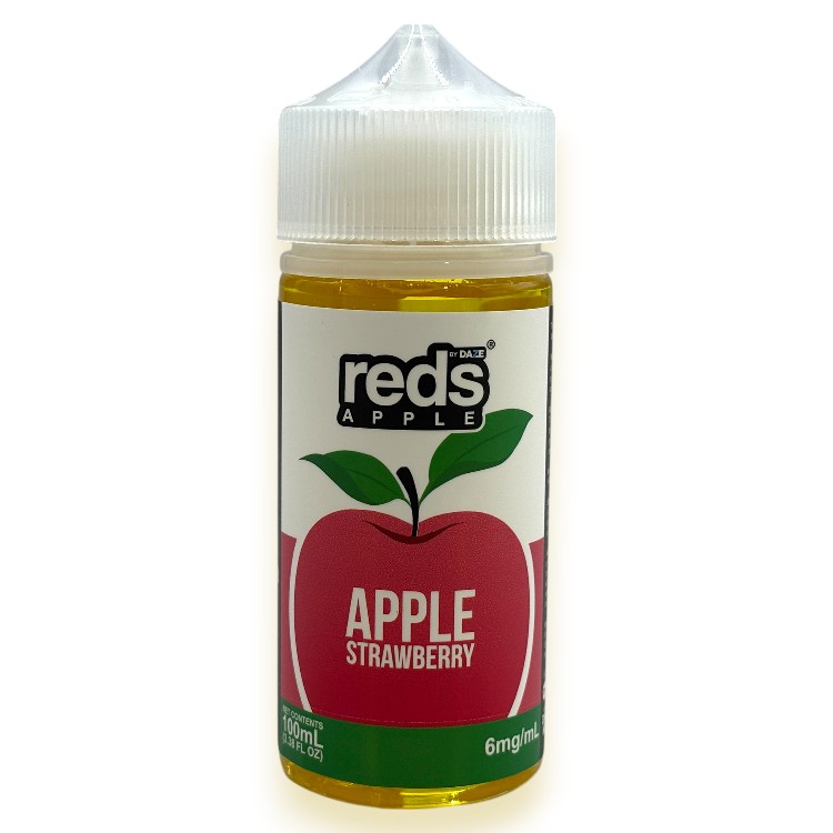 DAZE REDS APPLE E-LIQUID 6MG 100ML - APPLE STRAWBERRY