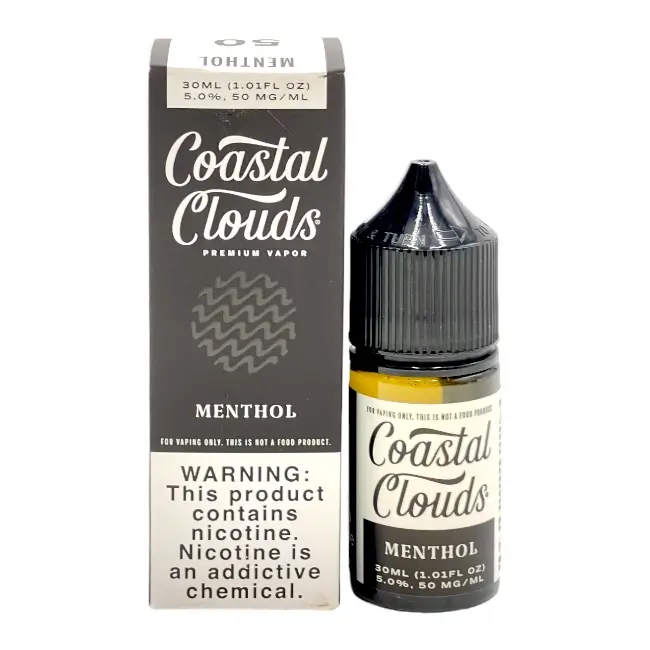 COASTAL CLOUDS 50MG 30ML - MENTHOL