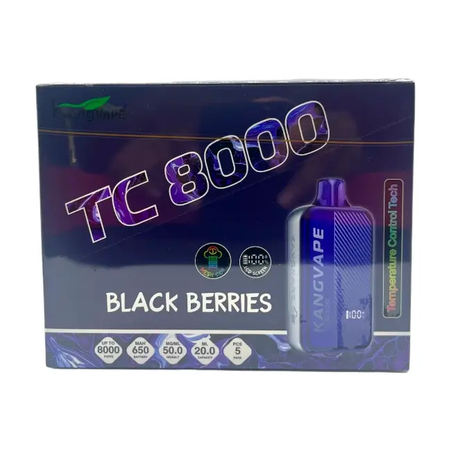 KANGVAPE TC8000 5% - BLACK BERRIES
