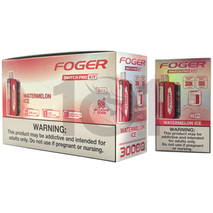 FOGER NIXODINE SWITCH PRO 30000 POD DEVICE 5% - WATERMELON ICE
