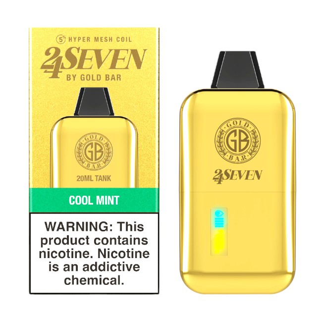 GOLD BAR 24SEVEN 24000 5% - COOL MINT