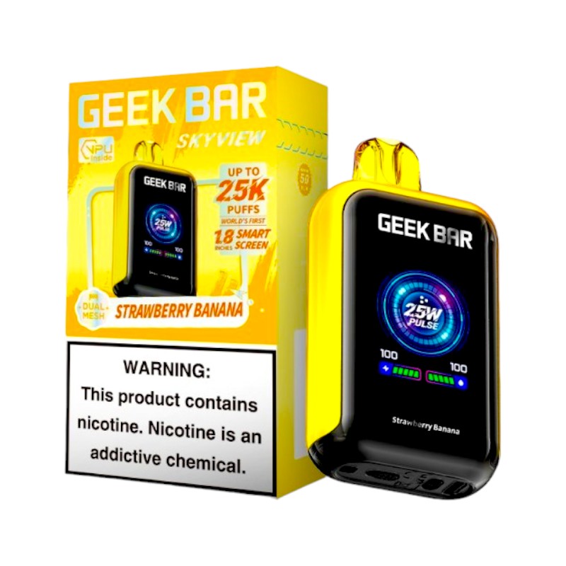 GEEK BAR SKYVIEW 25000 5% - STARWBERRY BANANA