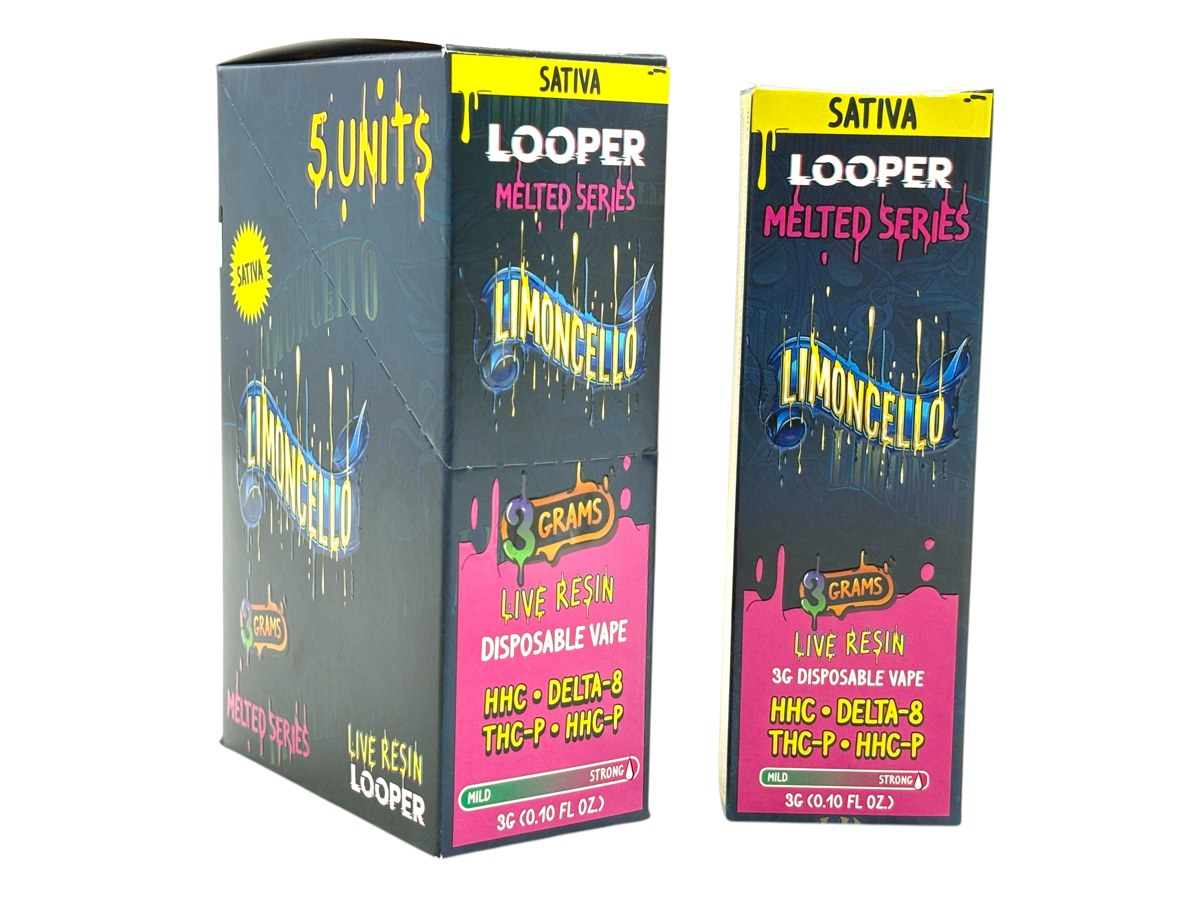 LOOPER THCP 3.0GM DISPOSABLE SATIVA - LIMONCELLO
