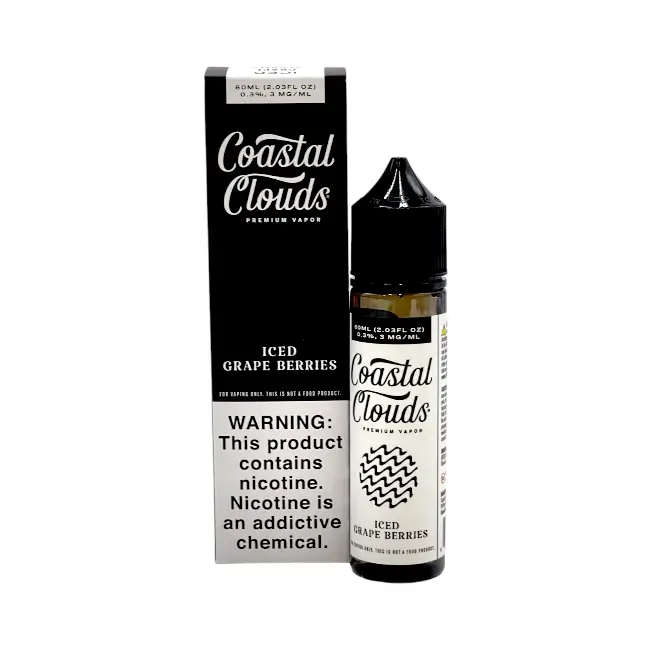 COASTAL CLOUDS ICE 3MG 60ML - GRAPE BERRIES ICED