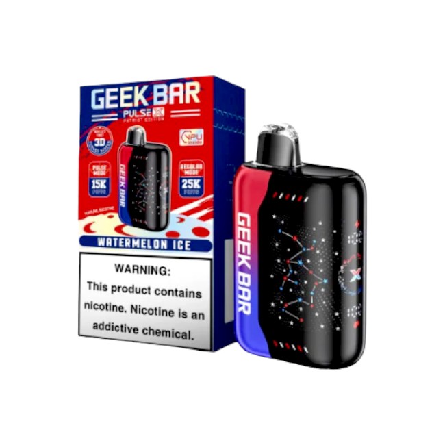 GEEK BAR PULSE X 25000 5% - PATRIOT EDITION WATERMELON ICE