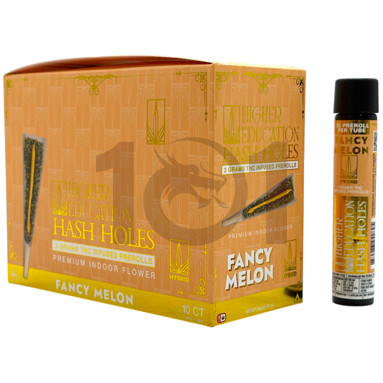 HIGHER EDUCATION HASH HOLE PREROLL 2GM HYBRID - FANCY MELON