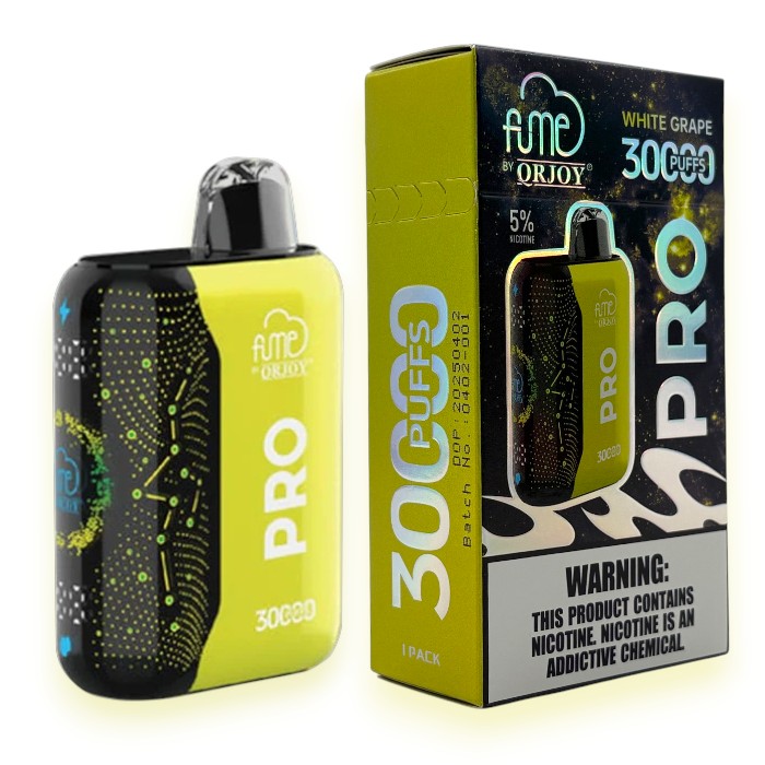 FUME PRO 30000 5% - WHITE GRAPE