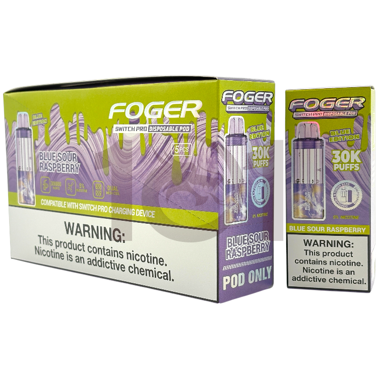 FOGER SWITCH PRO POD 30000 5% - BLUE SOUR RASPBERRY