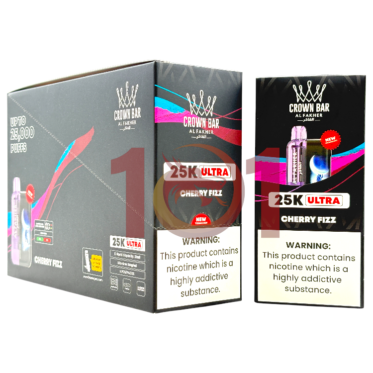 AL FAKHER CROWN BAR ULTRA 25000  0.5% - CHERRY FIZZ