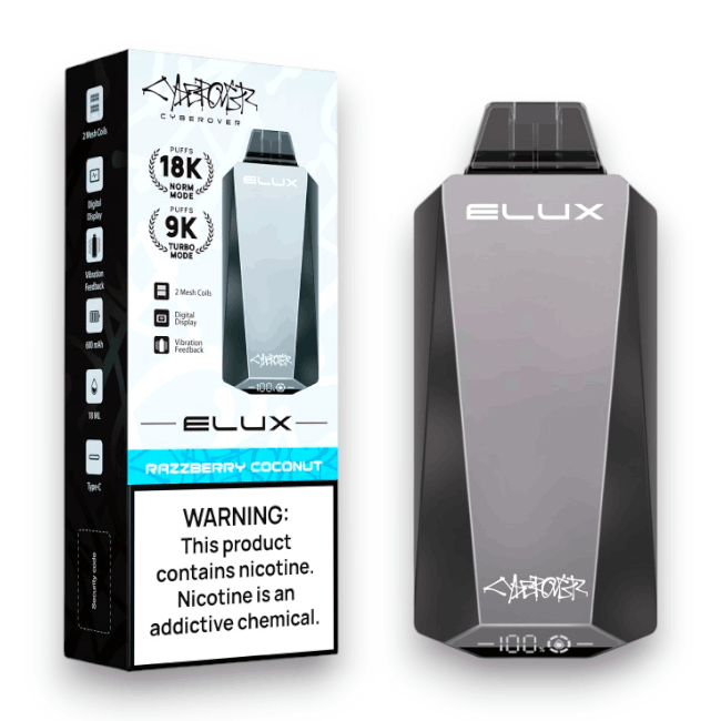 ELUX CYBEROVER 18000 5% - RAZZBERRY COCONUT