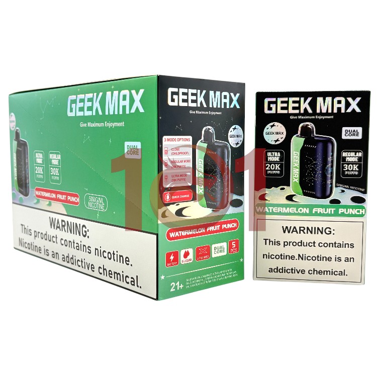 GEEK MAX ULTRA X 30000 5% - WATERMELON FRUIT PUNCH