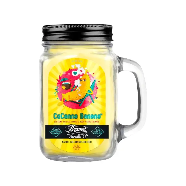 BEAMER - FRAGRANCE - CANDLE - 12OZ/JR - SMOKE KILLER - COCONNA BANANA
