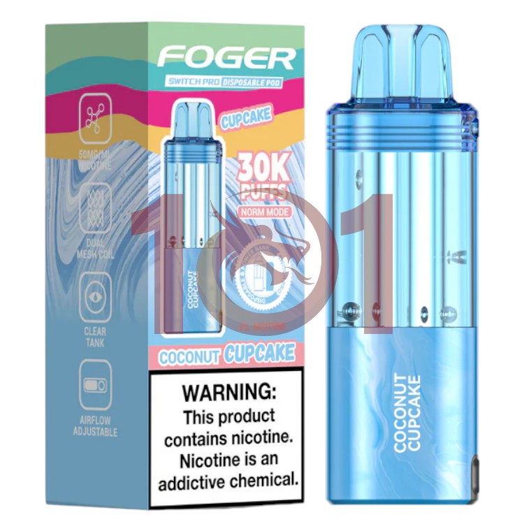 FOGER SWITCH PRO POD 30000 5% - COCONUT CUPCAKE