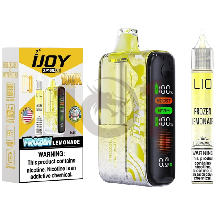 IJOY XP100K  (W/E-LIQUID BOTTLE) POD DEVICE 5% - FROZEN LEMONADE