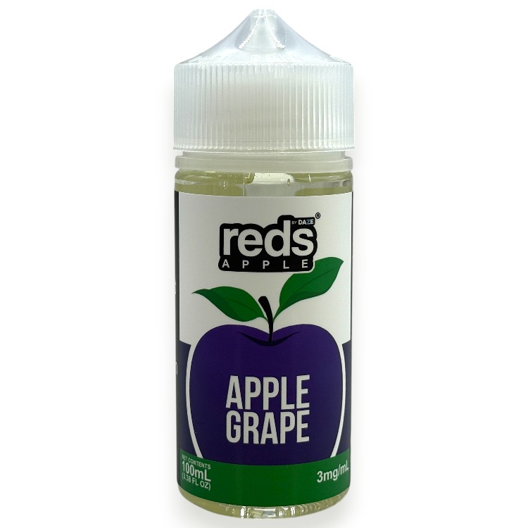 DAZE REDS APPLE E-LIQUID 3MG 100ML - APPLE GRAPE