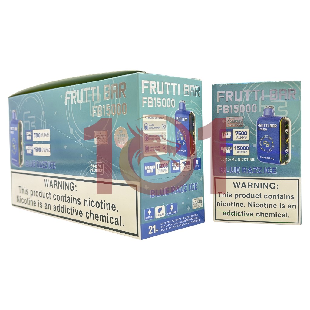 FRUTTI BAR FB15000 5% - BLUE RAZZ ICE