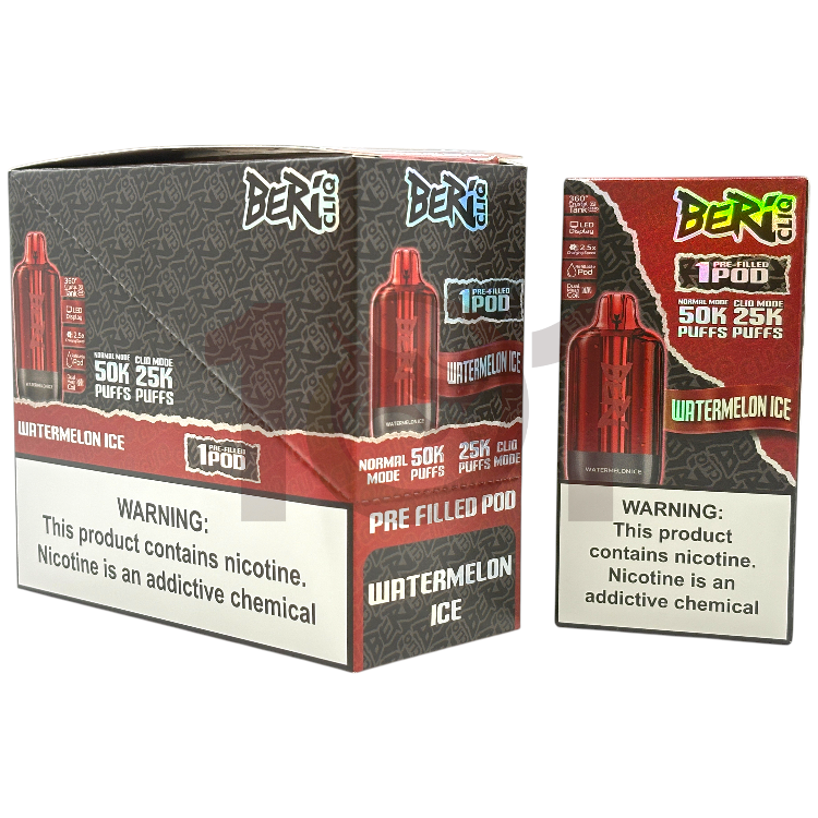 BERI CLIQ 50000 POD 5% - WATERMELON ICE