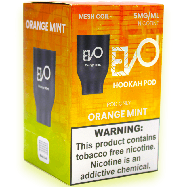 EVO HOOKAH POD ORANGE MINT