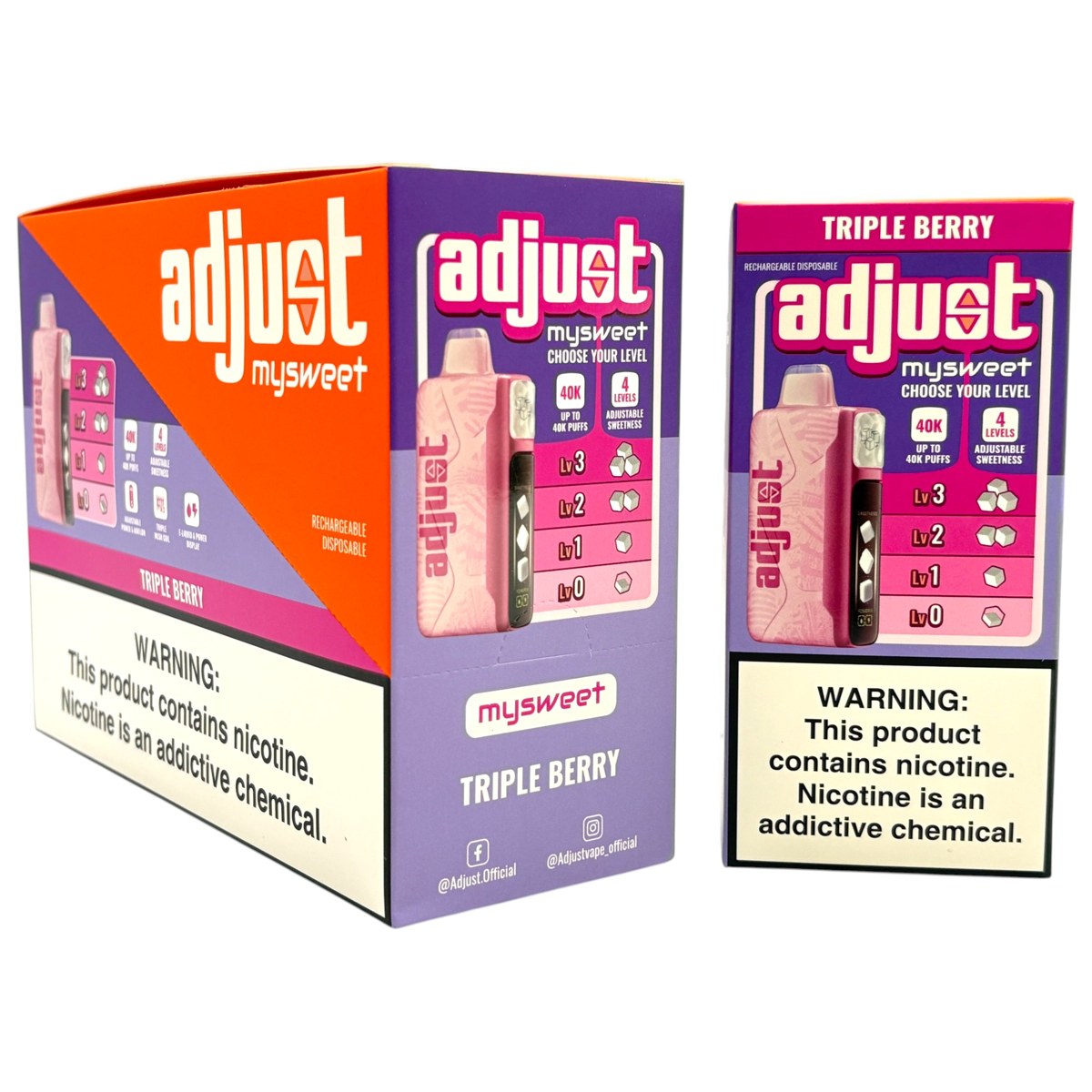 ADJUST MY SWEET 40000 5% - TRIPLE BERRY