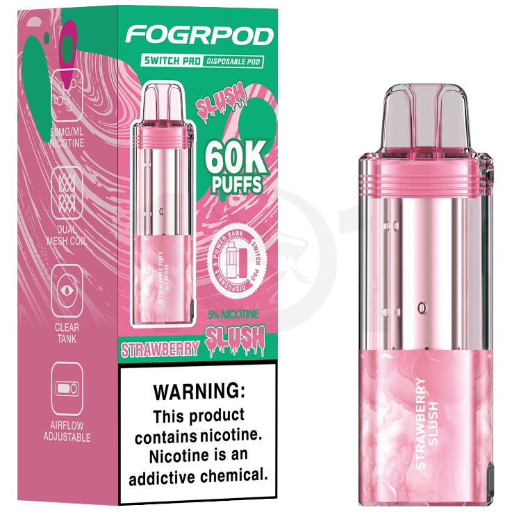 FOGRPOD 60000 SWITCH PRO POD 5% - SLUSH STRAWBERRY