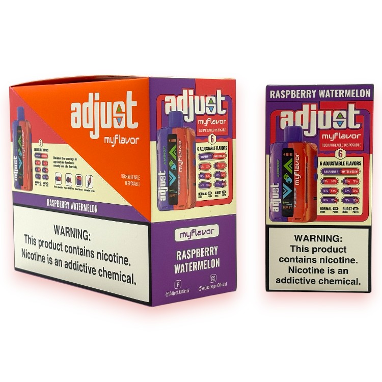 ADJUST MY FLAVOR 40000 5% - RASPBERRY WATERMELON