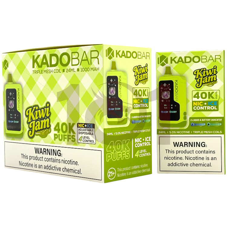 KADO BAR NIC+ICE 40000 5% - KIWI JAM
