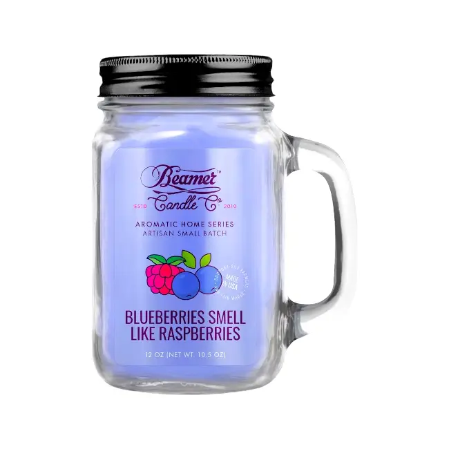 BEAMER  - CANDLE - 12OZ/CT - BLUEBERRIES SMELL LIKE RRASPBERRIES