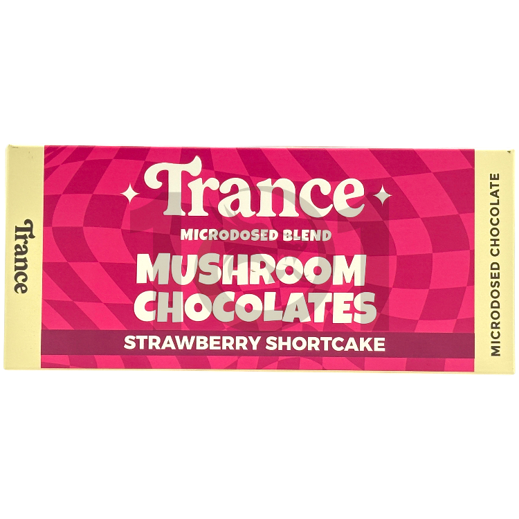 TRANCE - MUSHROOM - CHOCOLATE - MICRODOSED BLEND - 10GM/CT - 10CT/PK - STRAWBERRY SHORTCAKE