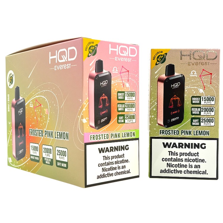 HQD EVEREST 25000 5% - FROSTED PINK LEMON